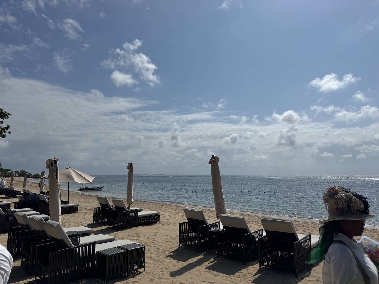 A quiet Bali beach in the morning.